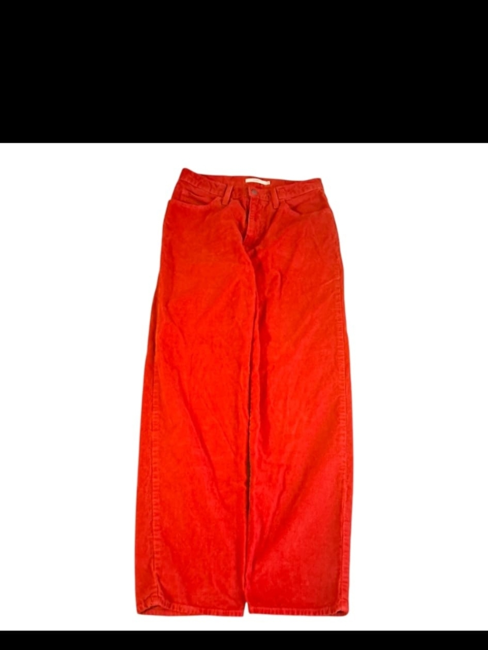 Levi's Red Wide-Leg Jeans